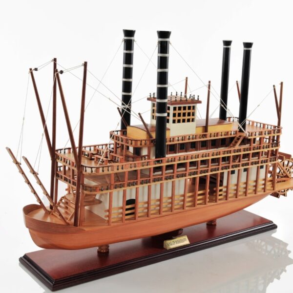 King of Mississippi (密西西比國王號蒸汽運河船 ) | 手工模型船 1️⃣ 號 <登記:0>