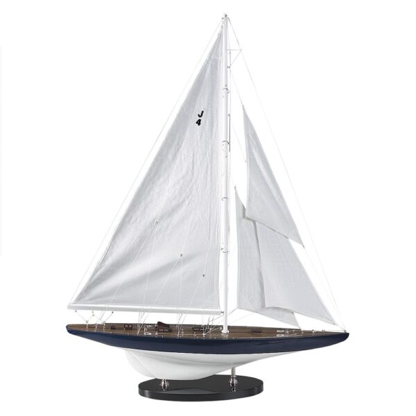 實究家飾(Authentic Models) J 級古典帆船 - Rainbow(彩虹號),1934 | 手工模型船 1️⃣4️⃣號 <登記:2>