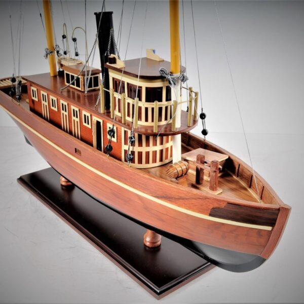 賽更拖船(Seguin Tugboat) - 美國歷史最悠久的蒸汽動力拖船 | 手工模型船 2️⃣6️⃣號 <登記:0>