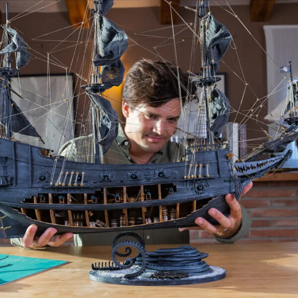 【難度:中】西班牙 OcCre 奧克爾 | 飛翔荷蘭人號 Flying Dutchman | 精品模型船動手造11號