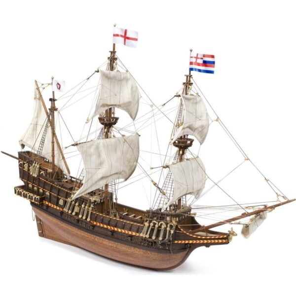 【難度:易】西班牙 OcCre 奧克爾 | 金鹿號 (Golden Hind) | 精品模型船動手造14號