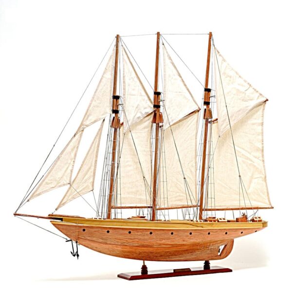 大西洋號 - 三桅縱帆船 (Atlantic Schooner ) | 手工模型船 3️⃣9️⃣ 號 <登記:0>