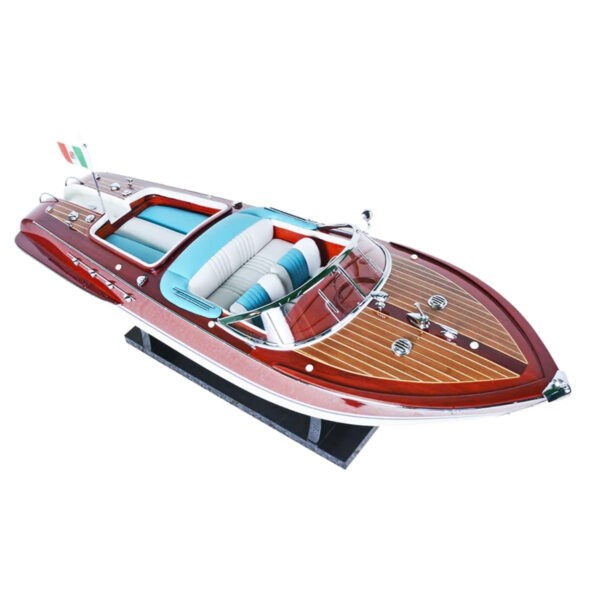 < 長67.5cm > 義大利 Riva Aquarama 豪華快艇 | 手工模型船 4️⃣0️⃣ 號 <登記:0>