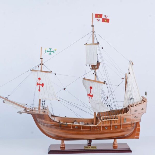 < 長74cm > 哥倫布發現新大陸 - 聖瑪利亞號 Santa Maria | 手工模型船 4️⃣2️⃣號 <登記:0>