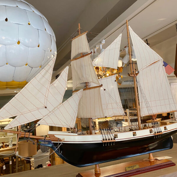 < 現貨.長88cm > 巴爾的摩快速帆船 - 哈維號 Baltimore clipper Harvey | 手工模型船 4️⃣3️⃣號