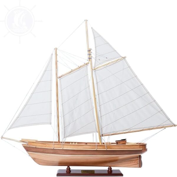 < 單艘訂製 > 美國號 1851 America Yacht 完成品 - 美國盃起源之船 | OMH 手工模型船5️⃣4️⃣號